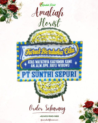 Papan Bunga Duka di Air Dikit
